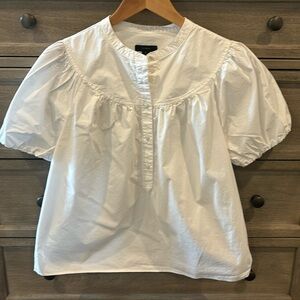 J. Crew White Blouse